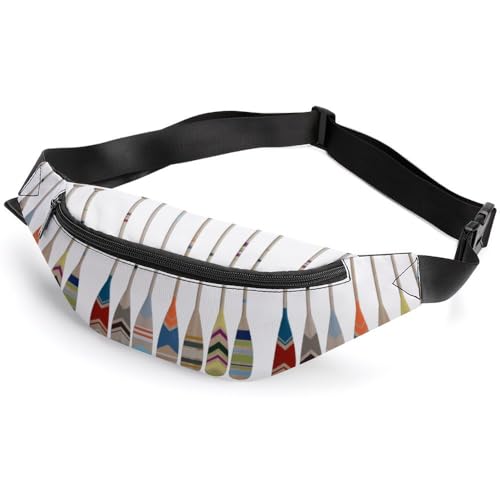 JiuPopular Sac banane réglable pour canoë et pagaie de canoë, sac banane pour course à pied, marche, randonnée