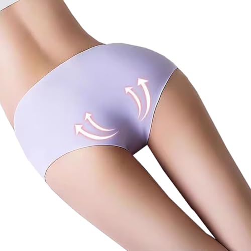 Womens/Teen Girls Seamless Underwear Pack of 6 No Show Panties Invisible Briefs for Big Girl4