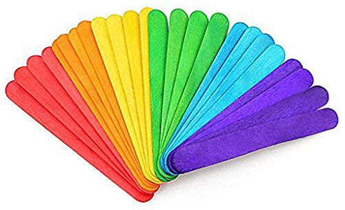 Colored Jumbo Craft Sticks- Pack of 250ct