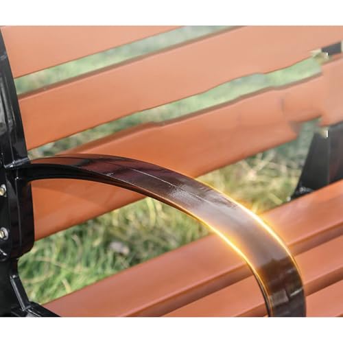 Banc d'extérieur capacité de poids 600 lb en bois de 150 x 53 cm - 6
