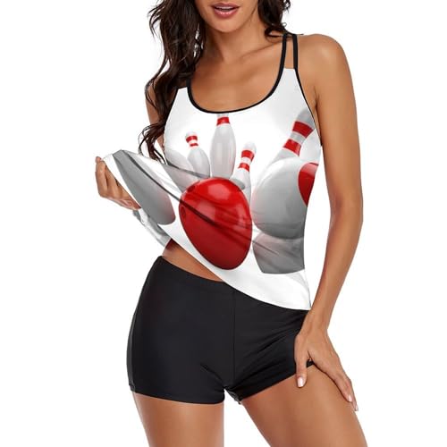 Robe de plage tankini rouge ensemble bikini idéal pour vos vacances