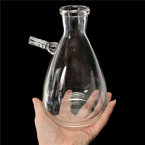 500Ml 24/29 Laboratoire Filtrant Verre Adaptateur De Tuyau De Bouteille De Fiole De 10Mm