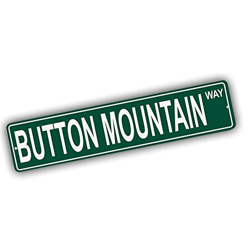 Brotherhood Aluminum Street Marker for Button Mountain - Alaska Wall Decor