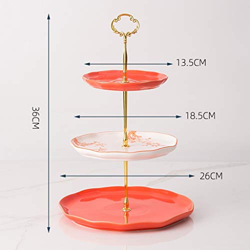 Plaque candy orange et stand gâteau de salon pour buffet dessert
