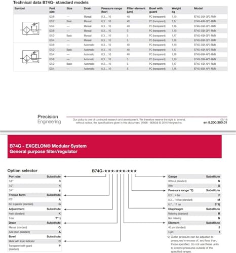Électrovanne B74G-4AS-995 haute précision pour régulation de pression et cylindre - 4