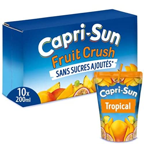 Capri-Sun Fruit Crush Tropical boisson en 10 mini poches de 20cl