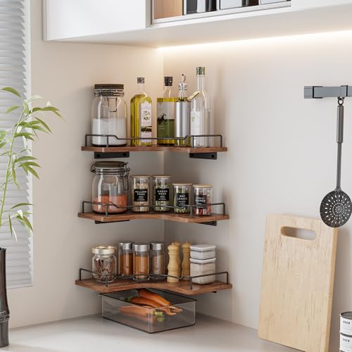 L-Shaped-Corner-Floating-Shelves-Set-of-3Rustic-Wood-Wall-Mounted-Storage-ShelvesDisplay-Shelf-for-Bathroom-KitchenBedroom-Living-Room-Office-Brown