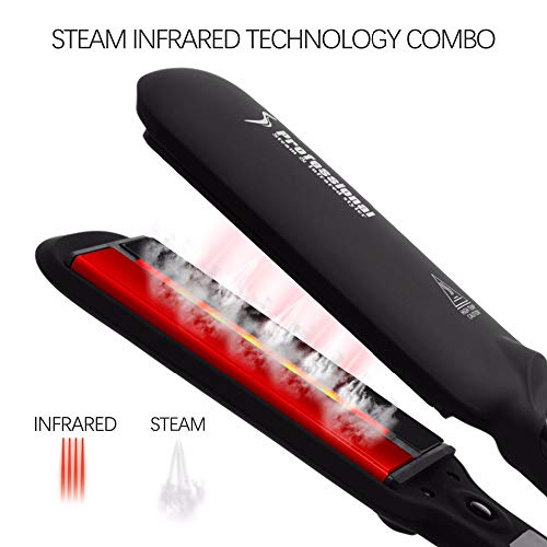 Plancha Profesional Vapor Infrarroja para Cabello 2 Pulg miniatura 5