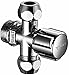 Produktbild SCHELL 049910699 Eckregulierventil COMFORT , Eckventil / Ventil 1/2''x3/8'', verchromt , kurze Bauform, mit 2 Abgängen für Kupferrohre , 10 mm, Rosette , 54, 2 Quetschverschraubungen