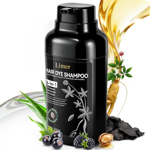 Limer Dark Brown Hair Dye Shampoo