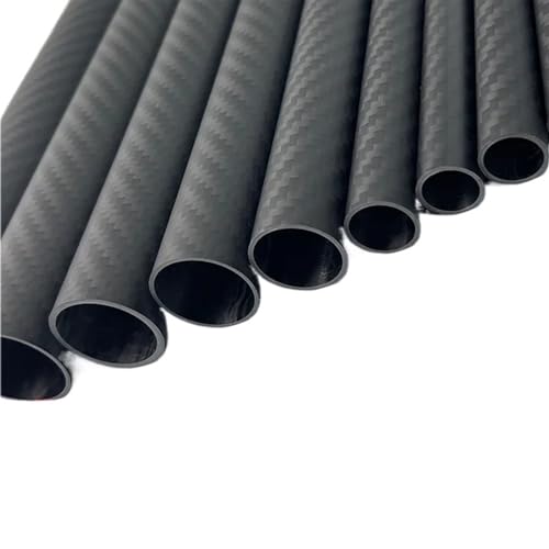 3K Carbon Fiber Tube ?Twill Matte ?Length 1000mm?Wall Thickness ?1mm?Calibre?5mm-25mm, High strength full carbon fiber tube Carbon fiber square tube(11X9X1000MM 2PCS)