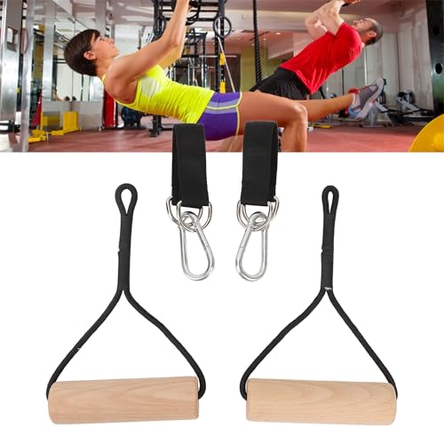 Anillas Gimnasticas de Madera Portátiles para Entrenamiento miniatura 2