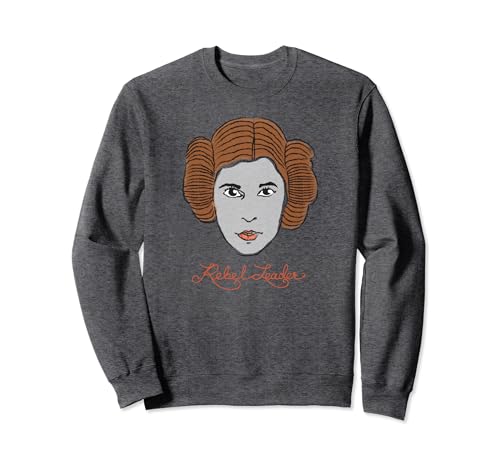 Sweatshirt Star Wars Princess Leia pull imprimé Rebel Leader pull col rond coton