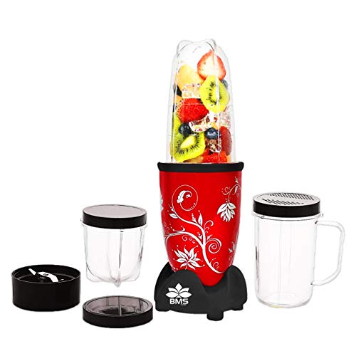 BMS Lifestyle 450Watt Nutri Mixer Grinder and Juicer, 4Jar