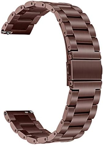 TRUMiRR Band for Galaxy Watch 3 41mm Mystic Bronze, Solid Stainless Steel  Watchband Quick Release Strap Women Wristband for Samsung Galaxy Watch3  41mm Smartwatch : Amazon.ae: Fashion