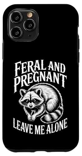 Feral Pregnant Sarcastic Raccoon Vintage Band �i�� �X�}�z�P�[�X iPhone 11 Pro �p