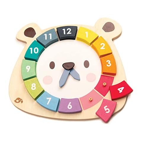 Tender Leaf Toys Educational Bear Colours Clock Cover