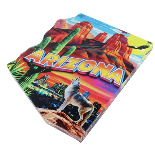 Imán de Acrílico Arizona Desert 3x2.5 Pulgadas miniatura 2