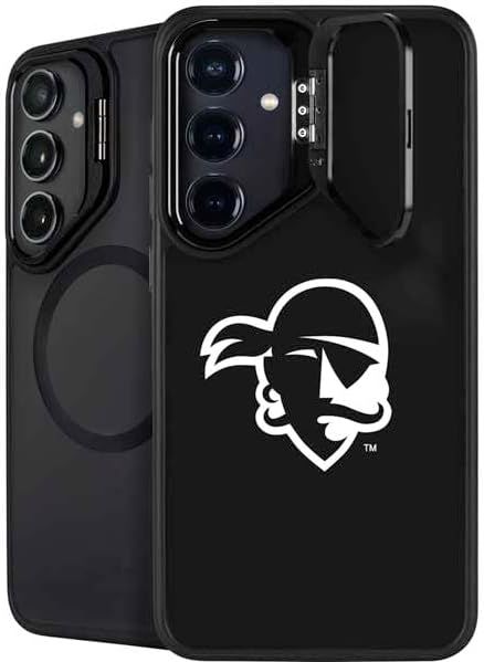 Skinit Kickstand Phone Case Compatible with Galaxy S25 Plus - Officially Licensed Seton Hall University Zoomed Basketball Design