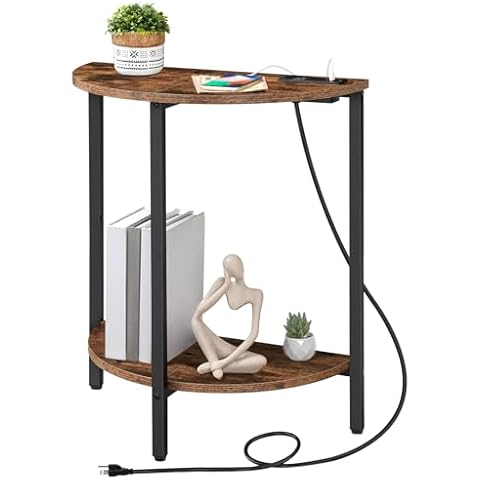 HOOBRO Half Round Side Table BF166UBZ01 Cover