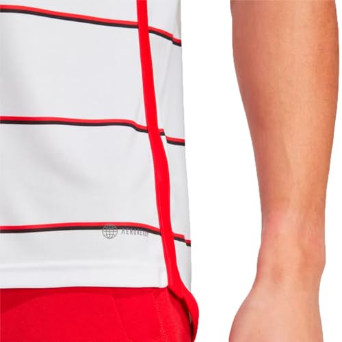 Camisa Adidas Masculina Flamengo Ii 23/24 White/red/black Hs5193 Gg
