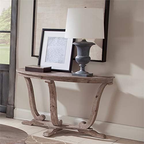 Liberty Furniture Industries Greystone Mill Sofa Table, 48" X 18" X 30", Light Gray #TOP7