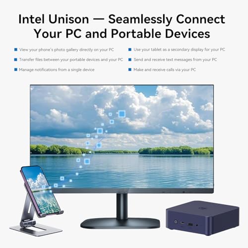 Image of Beelink EQ Mini PC, Intel Twin Lake N150 12G LPDDR5 500G SSD Mini Computer, WIFI6 /BT5.2 /1000M LAN Small PC Support Dual-Screen Display, Built-in Power Supply for Office /Home Theater /Education