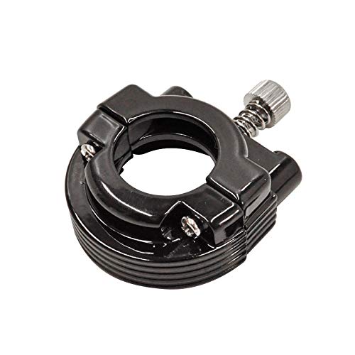 Black Harley Big Twin Throttle Cable House - Clamp/Collar for 1981-1995 - FX/FL, Softail, Dyna, Sportster