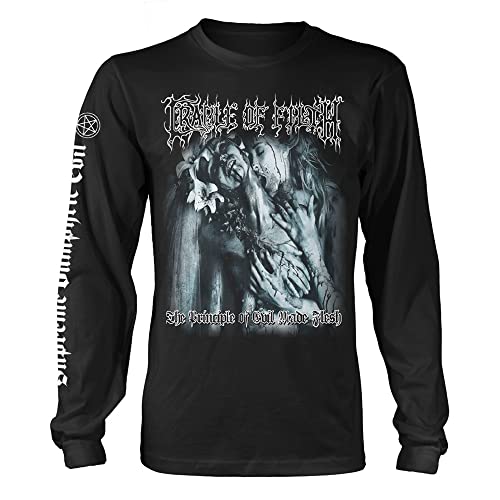 Green Hills Cradle of Filth Men's The Principle of Evil Made Flesh Long Sleeve Small Black