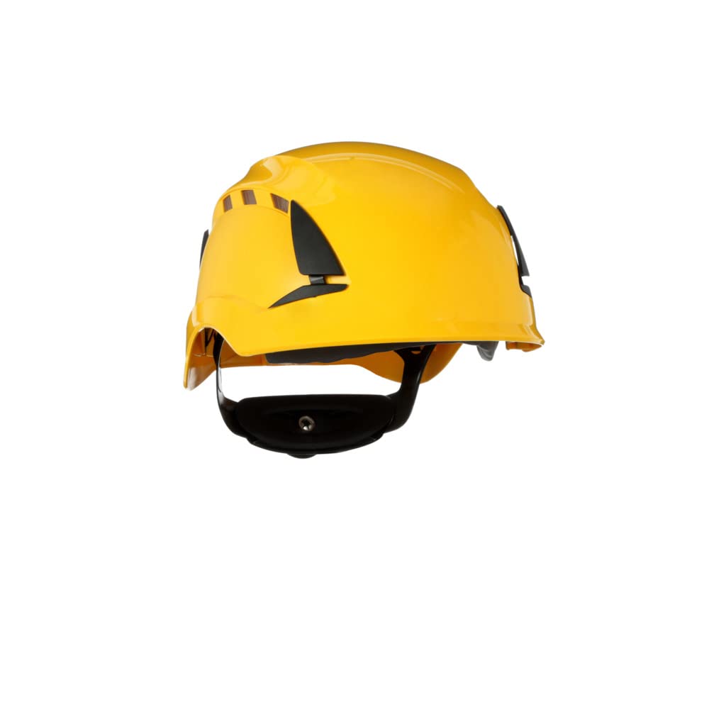 3M SecureFit Casco de protección, X5502V-CE, amarillo, con ventilación, CE