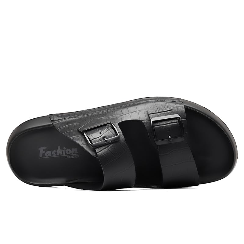 Beach Ls Men Men's Slippers Outdoor Beach Ls Indoor Leather Non-slip Slides Men Beach Slippers Outdoor Shoes for Hiking Trekking3