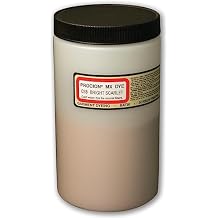 Jacquard Procion Mx Dye - Undisputed King of Tie Dye Powder - Bright Scarlet - 1 Lb - Cold Water Fiber Reactive Dye Made in USA
