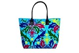 Nombre del artículo: una vibrante bolsa de mano bordada Suzani.