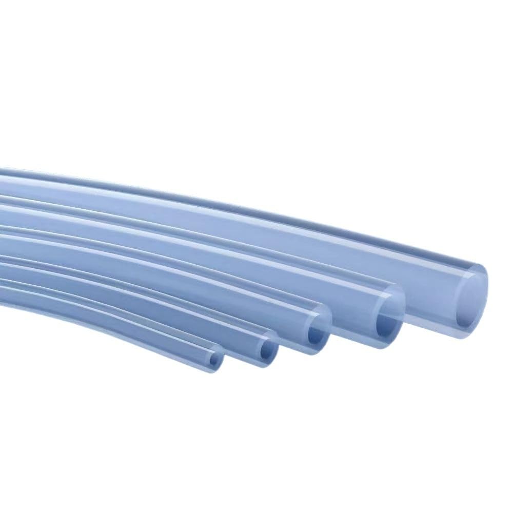 Tubo de goma de silicona flexible transparente, tubo de silicona de 7 mm de diámetro interior de 12 a 25 mm de diámetro exterior de 1 m de longitud (13 mm x 7 mm)