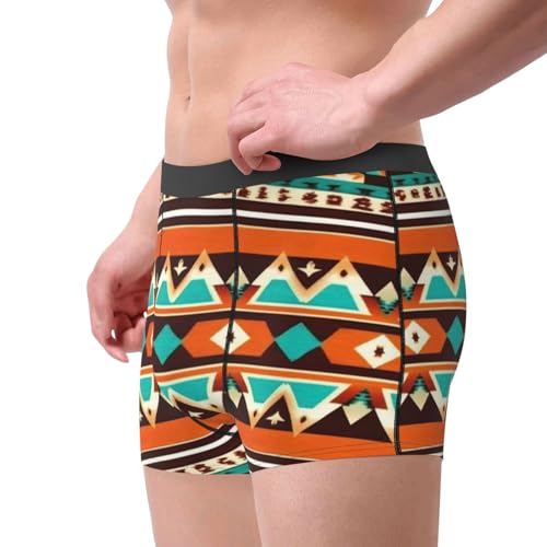 Men's Underwear Stretch Boxer Briefs Soft Comfortable Underwear Trunks4