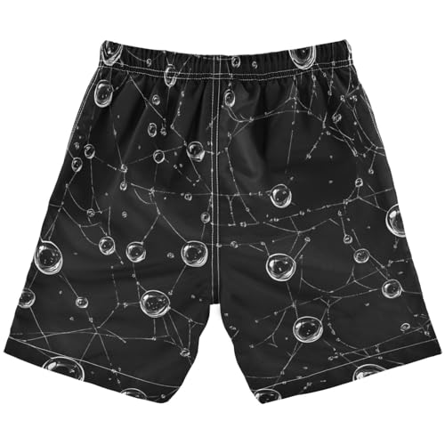 Boys Beach Board Shorts Cobweb Drop Water Swim Trunk Teen Swimwear 8-16Y Multicolor2