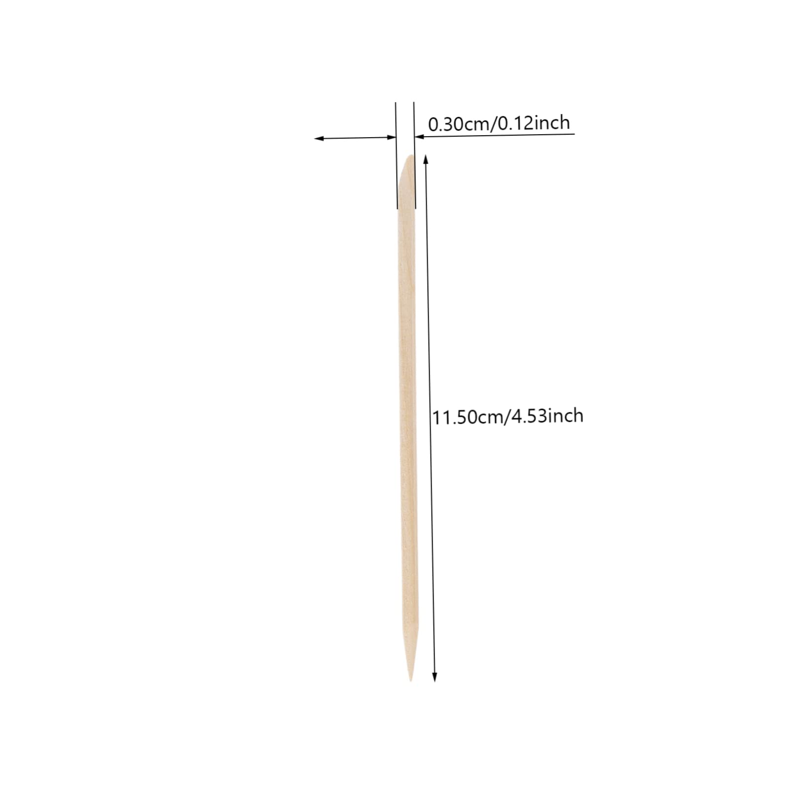 SOESFOUFU Wooden Nail Stick Set 300pcs Cuticle Remover Tool Nail Art Stick Manicure Pedicure Kit