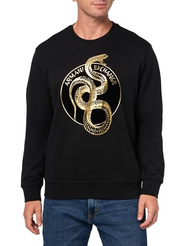 Armani Exchange Men's Snake Graphic Crewneck Sweatshirt