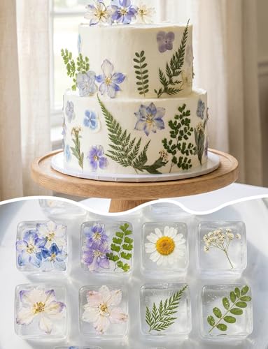 120 flores secas prensadas de hortensia para manualidades miniatura 4