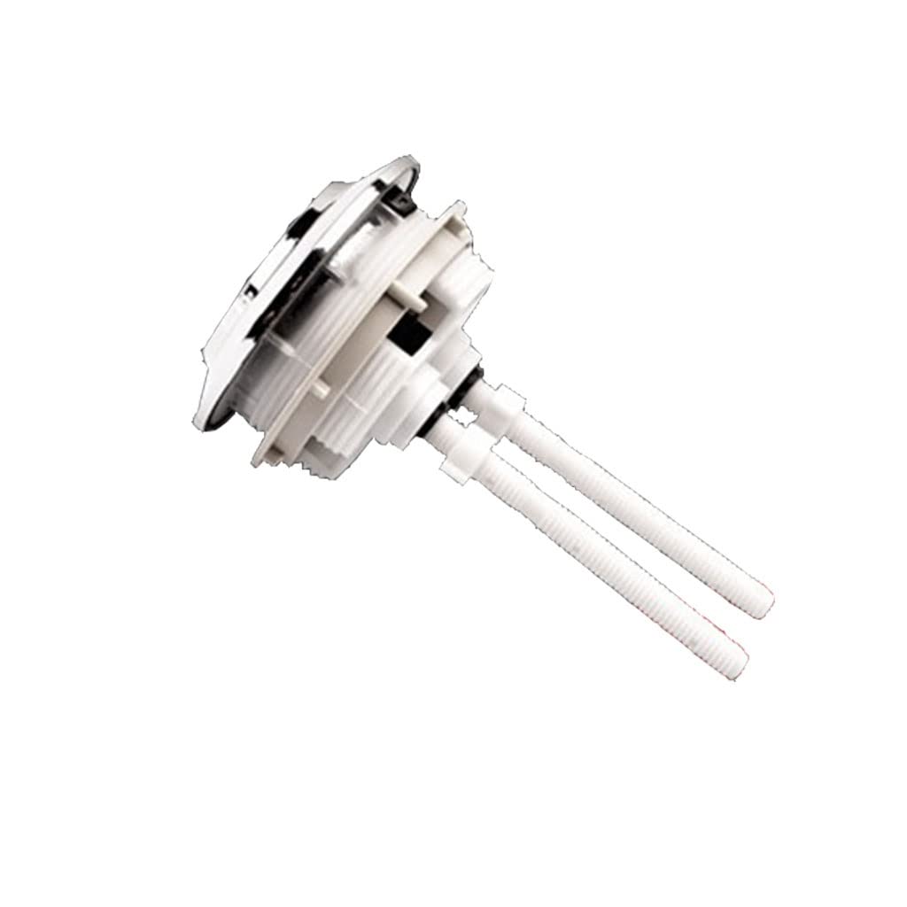 Toilet Push Button Flush Replacement, Toilet Flush Button Cistern Replacement Round Double 48-58mm(58mm)