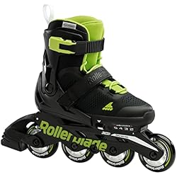 Patines Rollerblade Outlet Rollerblade Microblade Talla: 33-36, Patines En Línea Unisex Adulto, Negro (Black), 33-36