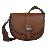 Gabor bags JELLA Damen Umhängetasche S, cognac, 21,5x19x7