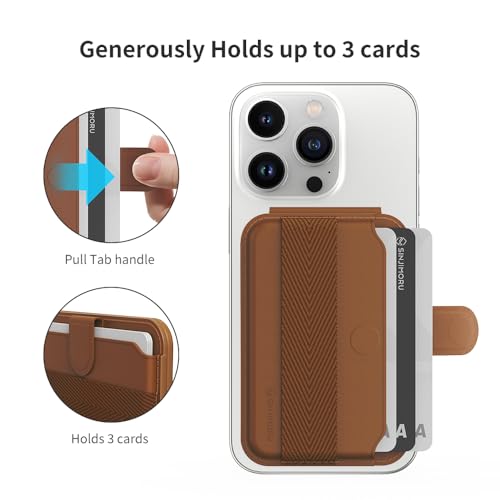 Sinjimoru M-Pull Tab Stand étui magnétique fin en textile de haute qualité - 5