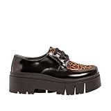 art shoes amazon Forro de Microfibra Art 1765 Leeds, Plataforma Mujer, Black-Jaguar, 38 EU