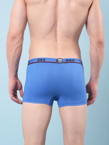 Image of RKG Men's Cotton Trunks Soft & Breathable Innerwear | Comfortable Stretch Fit Everyday Underwear | Durable Elastic Waistband | from Dollar Brand