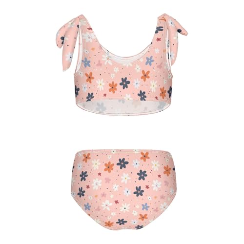 KLL Girls Bathing Suits Cute 2 Piecing Bathing Suits for Teens with Adjustable Strap2