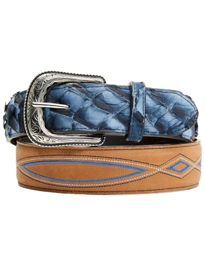 Cody James Men's Exotic Pirarucu Billet Belt - CJAHO24BT15-BL 38