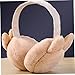 LIOOBO Cartoon Bunny Earmuff for Foldable Outdoor Warm Ear Cover Cute Design for Winter Activities Comfortable and Soft Ear Protector for Boys