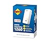 FRITZ!Powerline 1260 WLAN Adattatore singolo / estensore di rete 1.200 MBit/s PLC, conforme a IEEE P1901, 1200 Mbps, base WiFi AC integrata, Mesh, 1 porta Gigabit, versione internazionale