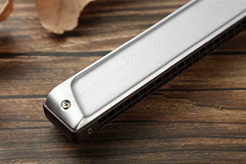 JUN-STORE SENMIIAO-TH Professinal 2420 Tremolo Harmonica (Color : Multi) - Les Beatles, Paul McCartney, John Lennon, RIngo Starr, George Harrison JUN-STORE SENMIIAO-TH Professinal 2420 Tremolo Harmonica (Color : Multi) – Image 3